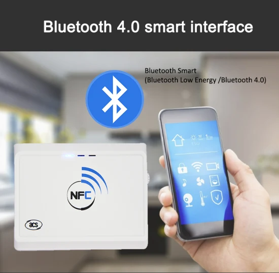 블루투스 비접촉식 USB 미니 핸드헬드 13.56MHz NFC RFID 스마트 카드 리더기(ACR1311U