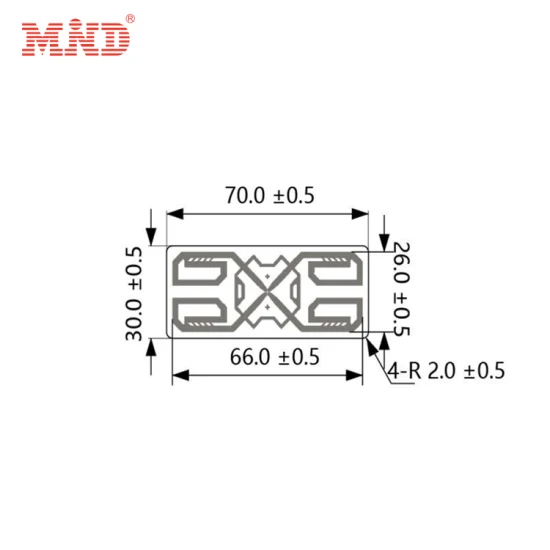 무료 샘플 장거리 M4qt 칩 패시브 UHF RFID 태그/라벨/스티커